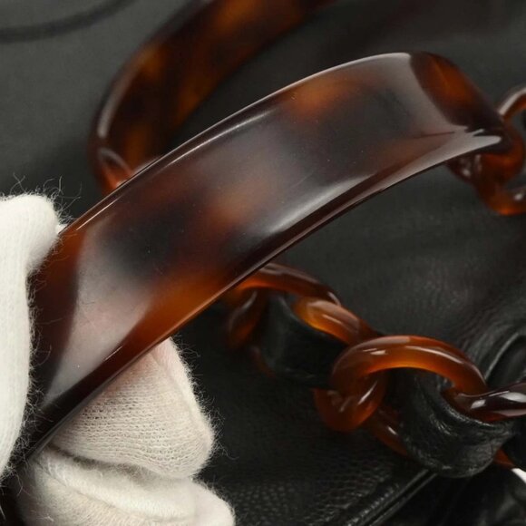 Chanel Black Calfskin Tote Chain Handbag XX40141 - Picture 6 of 10